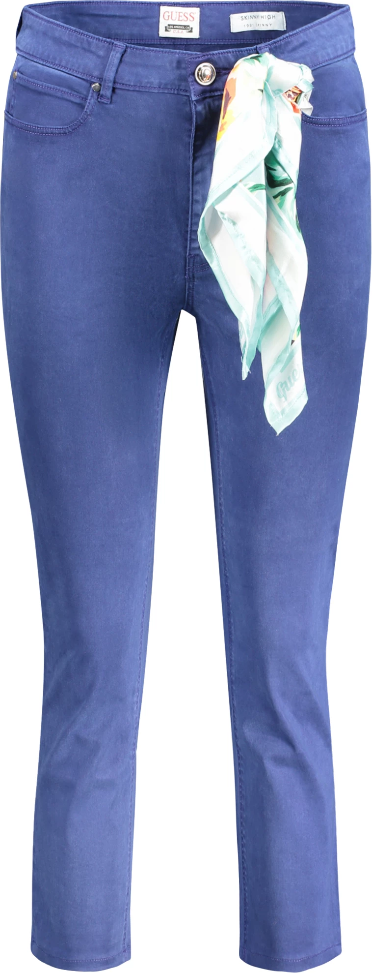 Xhinse femra GUESS JEANS skinny high, blu