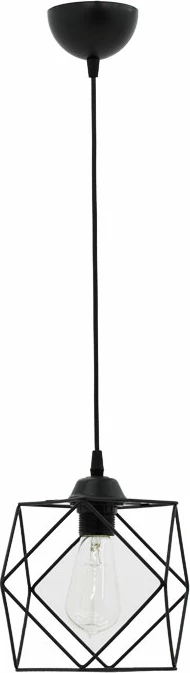 Dritë tavani Alama E27, e zezë, 20x20x74cm