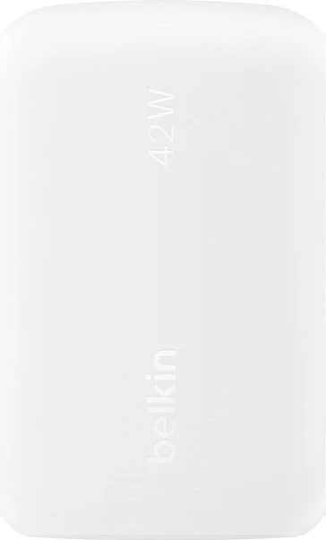 Karikues Belkin WCB009vfWH, 42W, 2 porta, USB Type-C, i bardhë