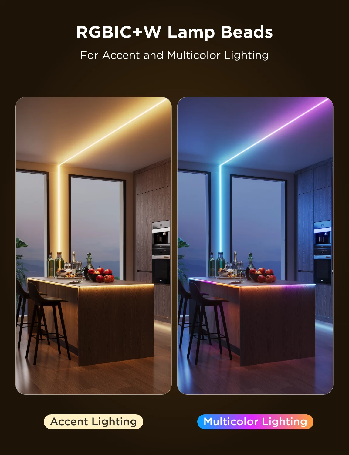 Shirit LED smart Govee COB Strip Light Pro H61E5 3m RGBIC+W Wi-Fi/Bluetooth