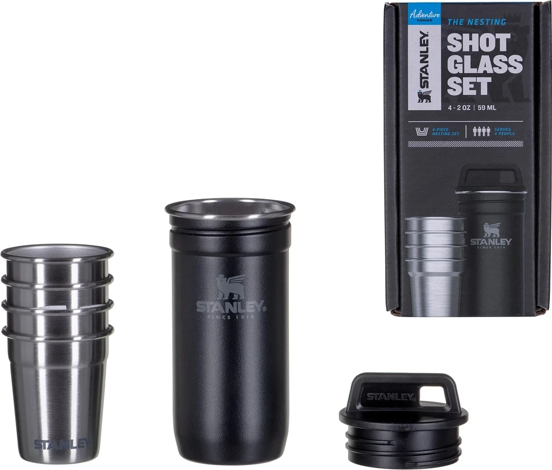 Gotë metalike Stanley Adventure Matte Black 4 X 60 ml