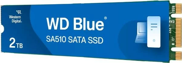 SSD Western Digital WD Blue SA510, 2TB, M.2 2280, SATA, Blu