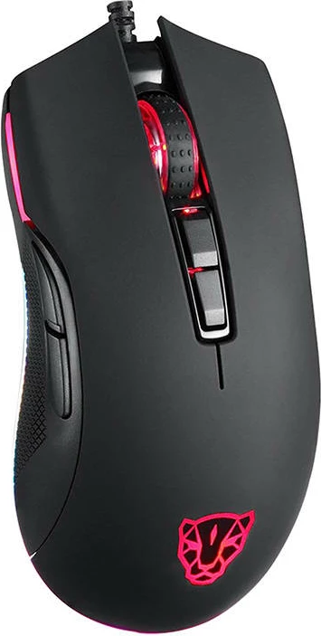 Maus gaming Motospeed V70 me kabllo, RGB, 12000 DPI, i zi