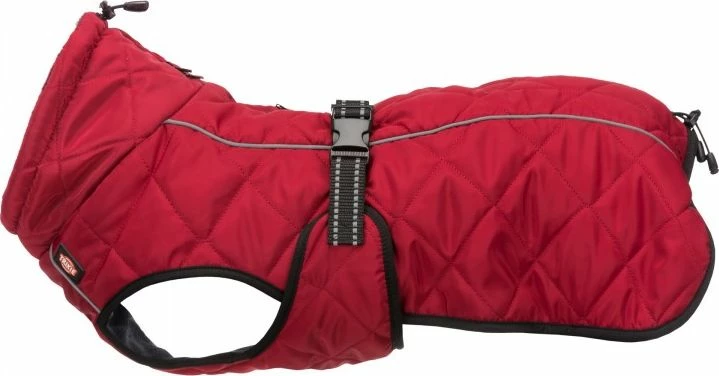 Pallto për qen Trixie Minot L 55 cm (60–83 cm) e kuqe