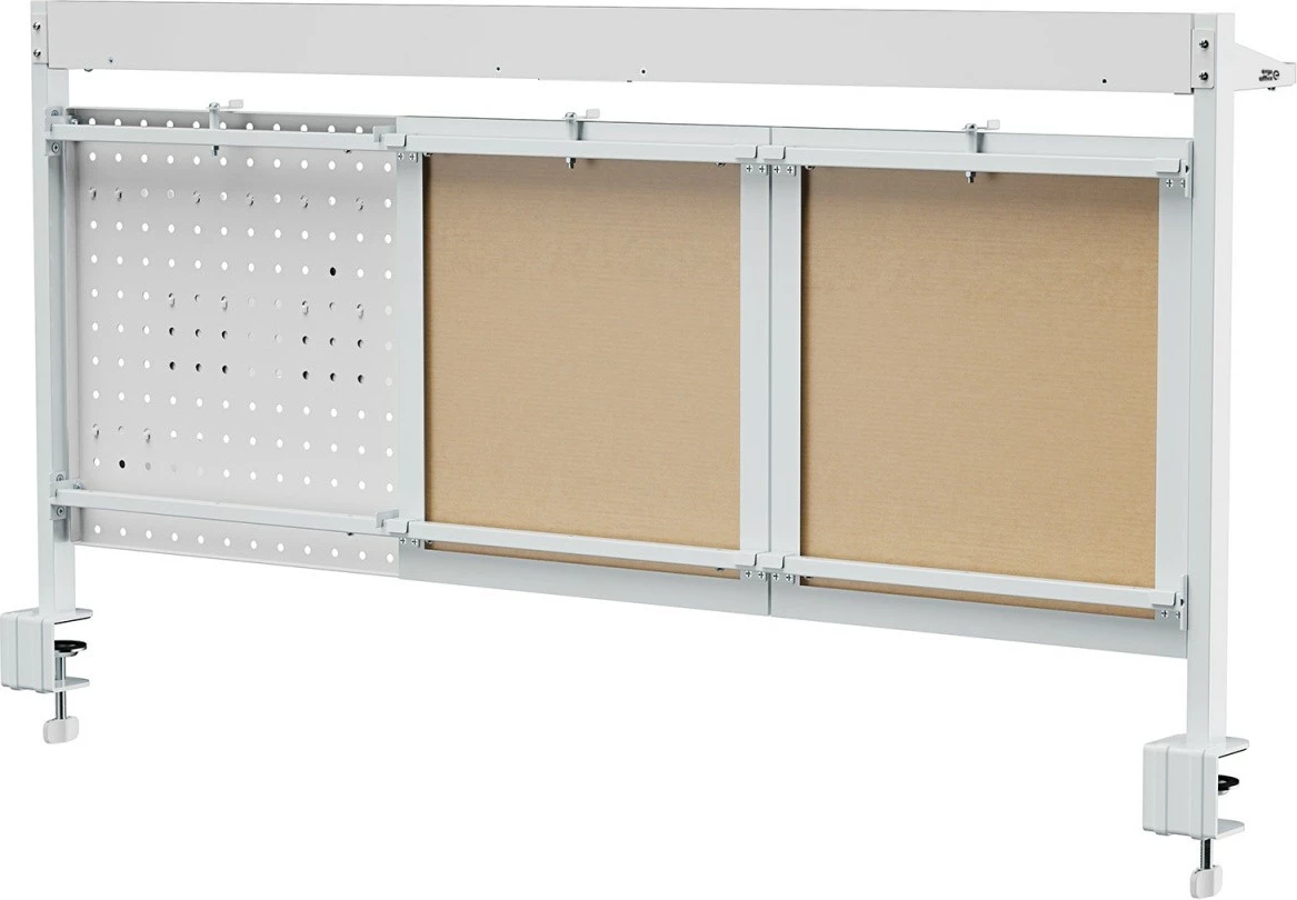 Ndarës tavoline Ergo Office ER-300W, i bardhë, me aksesorë organizues