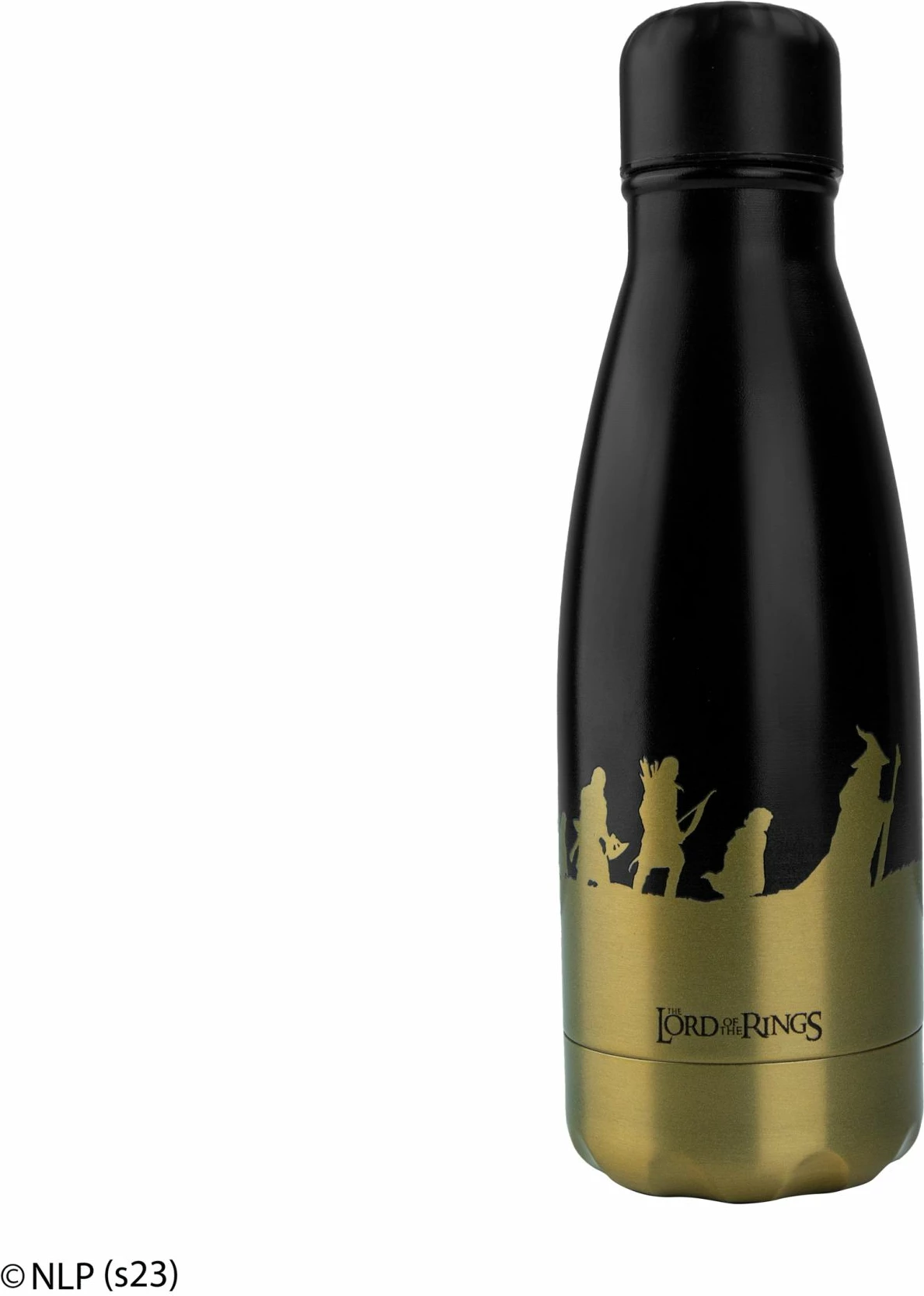 Bidon termik Cinereplicas LOTR Fellowship of the Ring 500 ml, inox, gold/zi