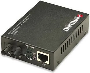 Konvertues media Intellinet 506519, 10/100Base-TX RJ45/1000Base-FX (MM ST), 2km, 1310nm, i zi