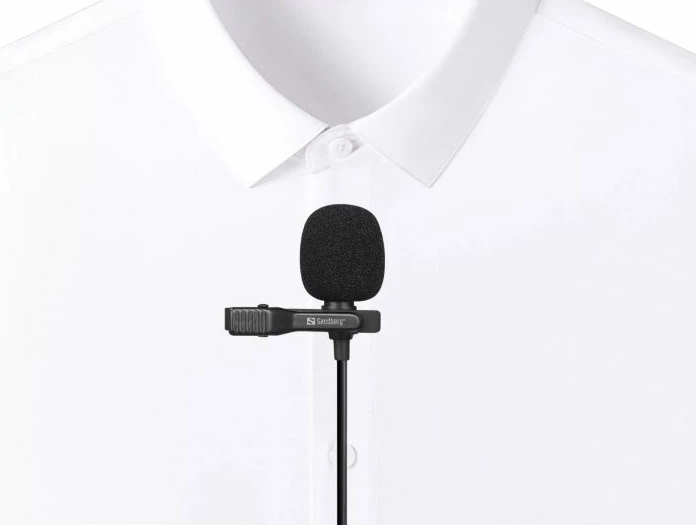 Mikrofon me kapëse USB SANDBERG Streamer 126-40, kabllo 3 m, omnidireksional, 48 kHz/16-bit, i zi, set me adapter USB-C në USB-A