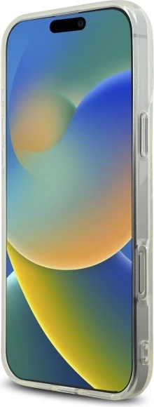 Mbështjellës Karl Lagerfeld KLHCP16XHKLSTDCT për iPhone 16 Pro Max 6.9", transparent