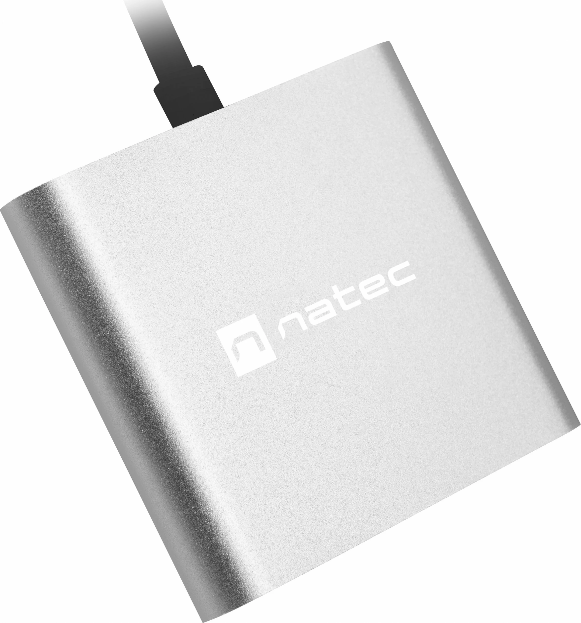 Adapter multiport USB-C Natec Fowler Mini NMP-1607, HDMI 4K, USB 3.0, USB-C PD, gri