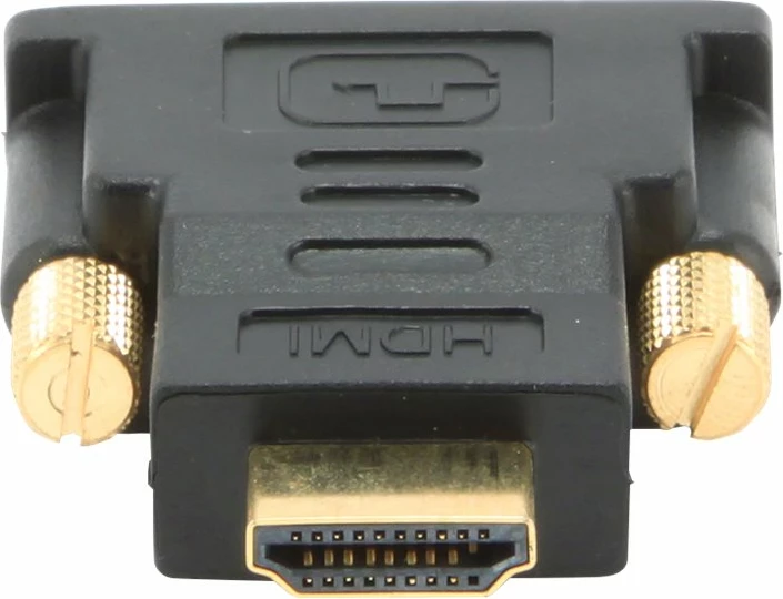 Adapter HDMI në DVI Gembird A-HDMI-DVI-1, i zi