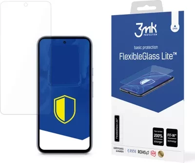 Xham mbrojtës për Google Pixel 8A 5G, 3mk Protection FlexibleGlass Lite