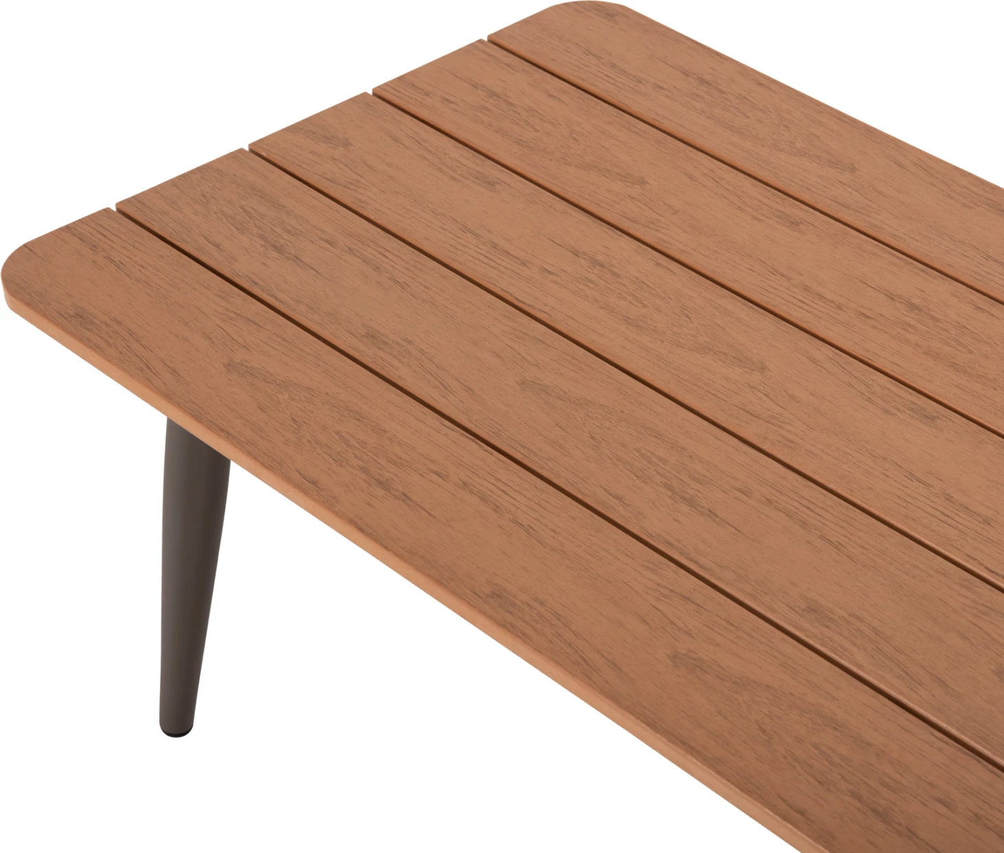 Set salloni për jashtë 4 pjesë MAERLY FH6056.04 ngjyrë shampanjë alumini-pe litar-bezh jastëkë