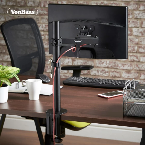 Mbajtëse monitori desktop VONHAUS 3005115 13-32\", VESA 75x75/100x100, ngarkesë deri 8kg, e zezë