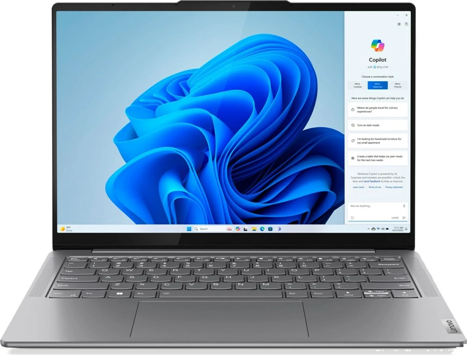 Laptop Lenovo Yoga Slim 7 14IMH9 U5 125H, 14", 16 GB RAM, 1TB SSD, Gri