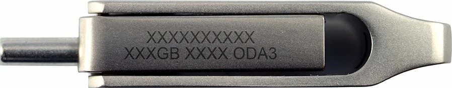 Pendrive GoodRam ODA3 ODA3-1280S0R11 128 GB USB 3.2 Gen 1 Type-A/Type-C, gri