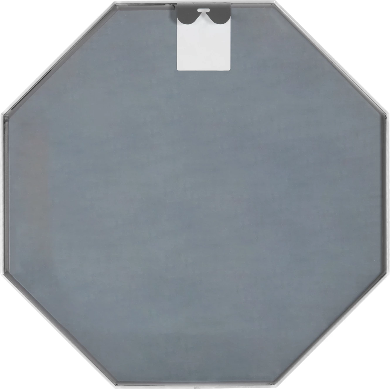Pasqyrë muri oktagonale, kornizë alumini argjendi, Φ74cm