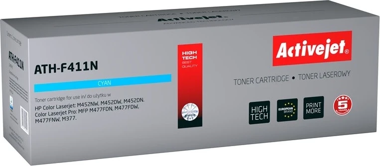 Toner zëvendësues Activejet ATH-F411N për printerët HP, 2300 faqe, i kaltër