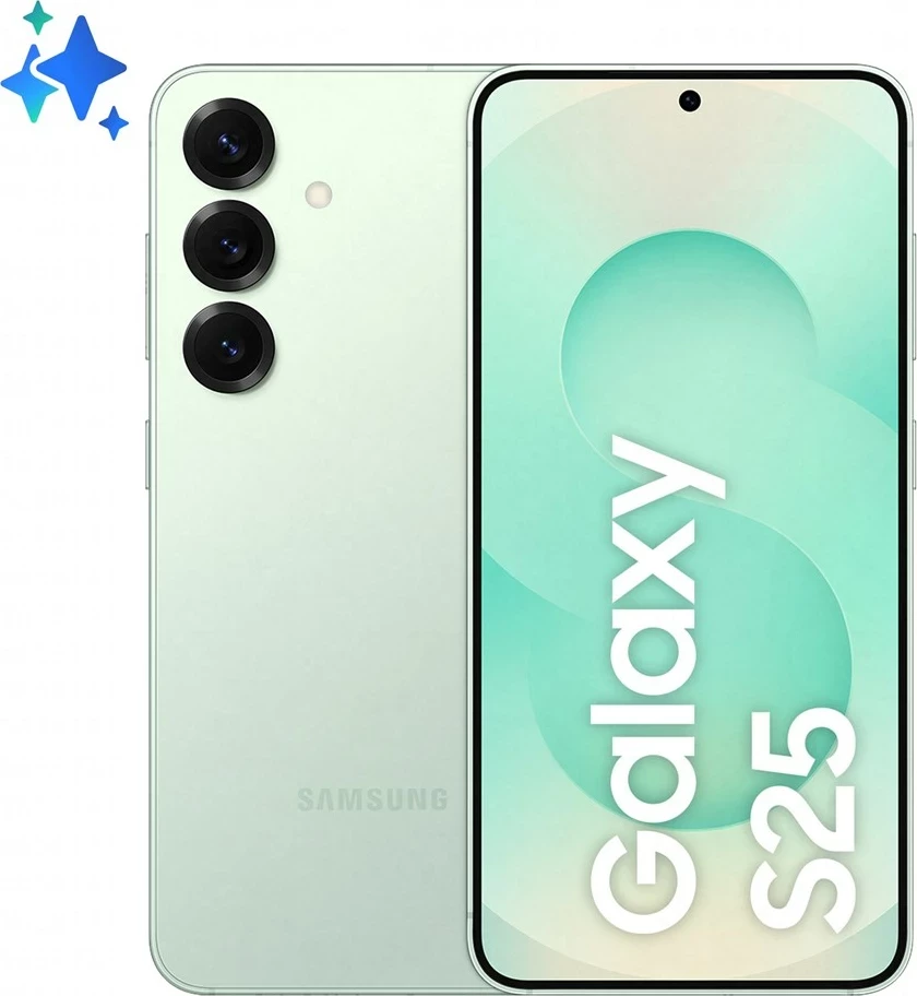 Celular Samsung Galaxy S25, 6.2", 12 GB RAM, 256 GB, Mint