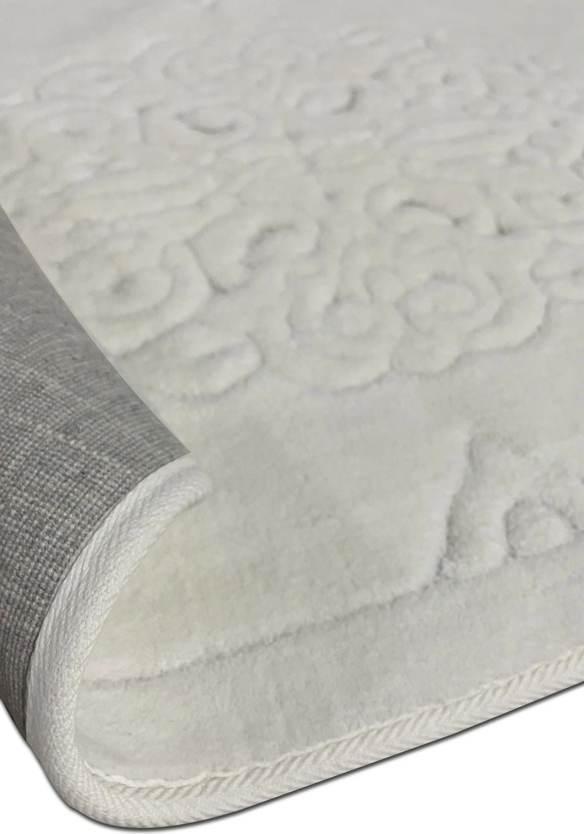 Set tapetash për banjo (2 copë), model Mijölnir, stil osman, ngjyrë ecru