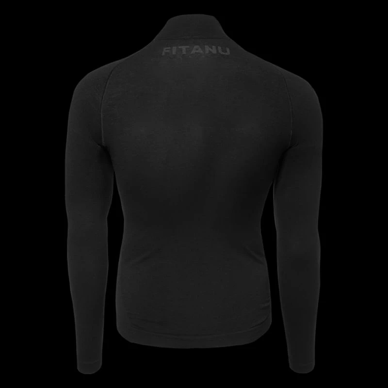Bluzë termoaktive për meshkuj Fitanu, e zezë