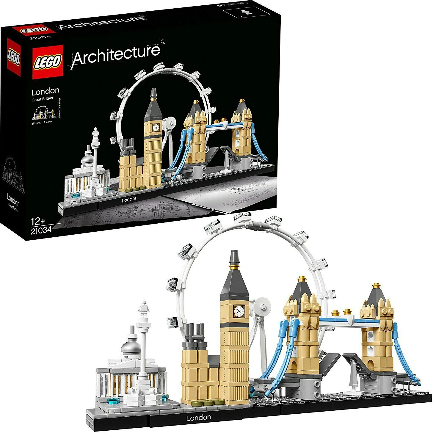 Set ndërtimi LEGO Architecture London 21034, 468 pjesë, shumëngjyrësh