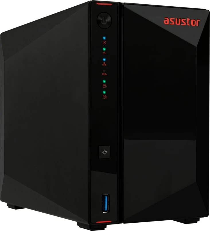 NAS Asustor AS5402T, Intel Celeron N5105, 4 GB DDR4, 0 TB, e zezë