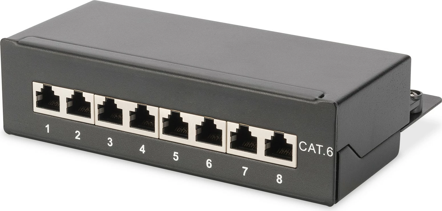 Patchpanel Digitus 8-port Cat6 i zi