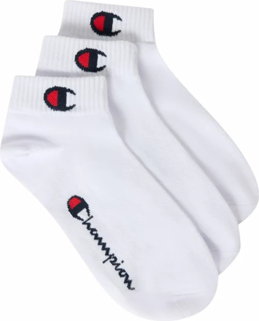 Çorape të shkurta Champion, të bardha