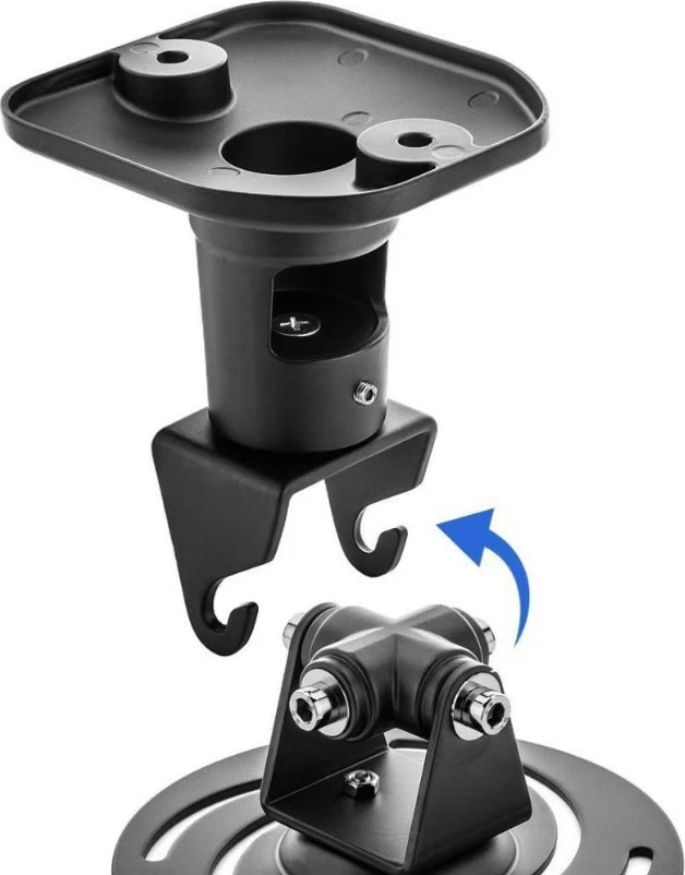 Mbajtëse tavani për projektor Techly 22403, 22cm, 10kg, e zezë