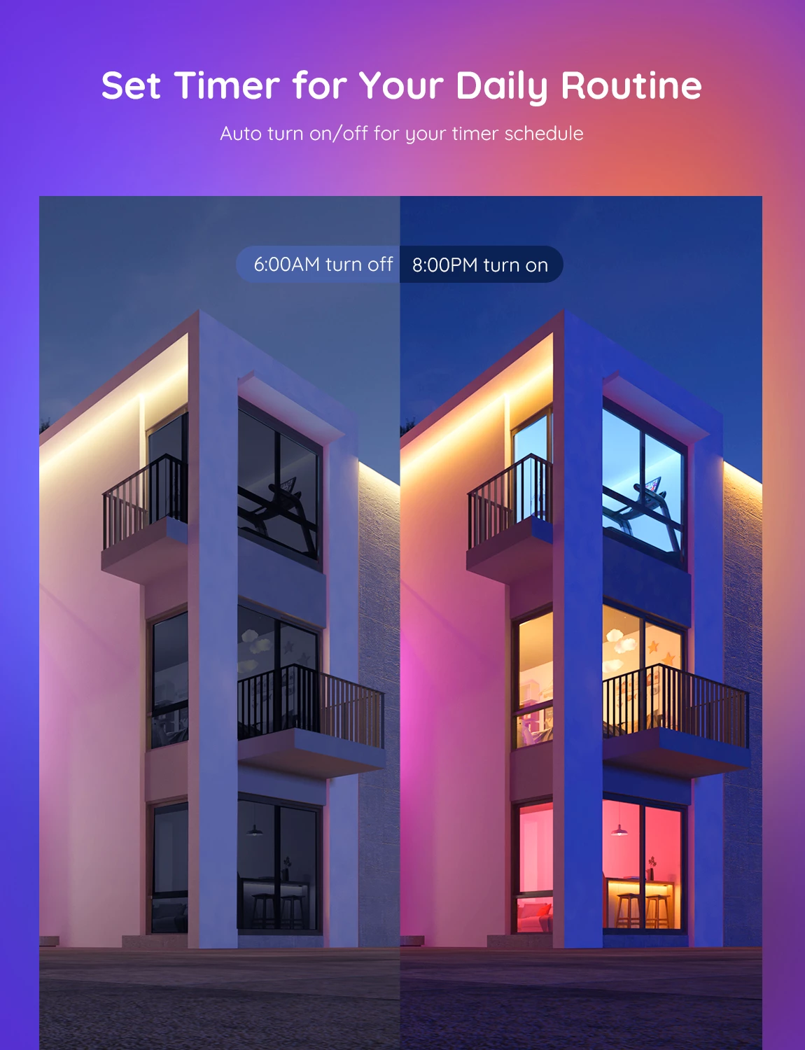 Llambë LED smart Govee RGBWW E27 800 lm