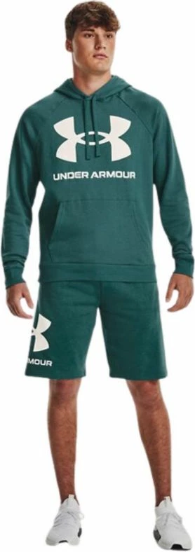 Duks Under Armour Rival Fleece Big Logo HD për meshkuj, jeshil