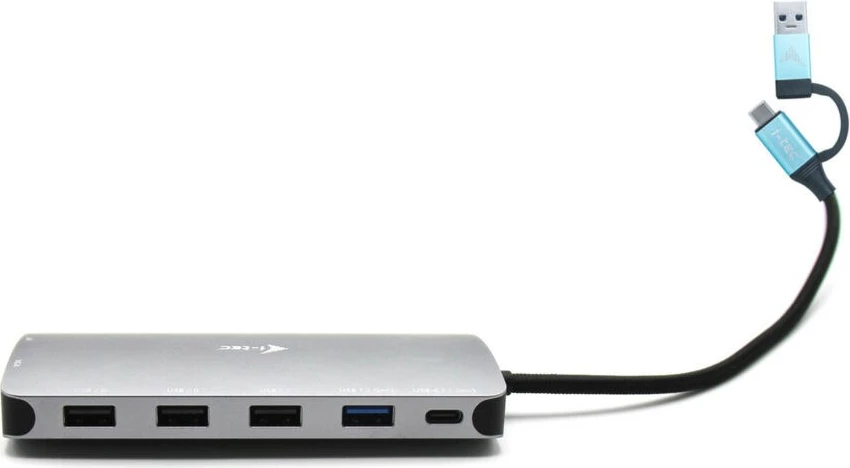 Docking station I-Tec USB 3.0/USB-C/Thunderbolt, 3x display, 100W, argjend