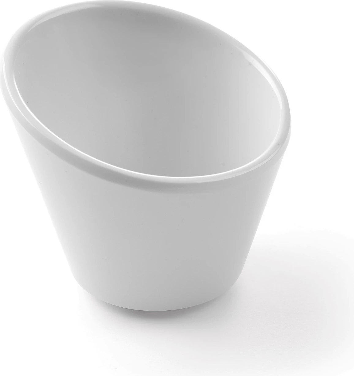 Tas melamine i pjerrët, Fine Dine Velocity, 70x70x60 mm, e bardhë