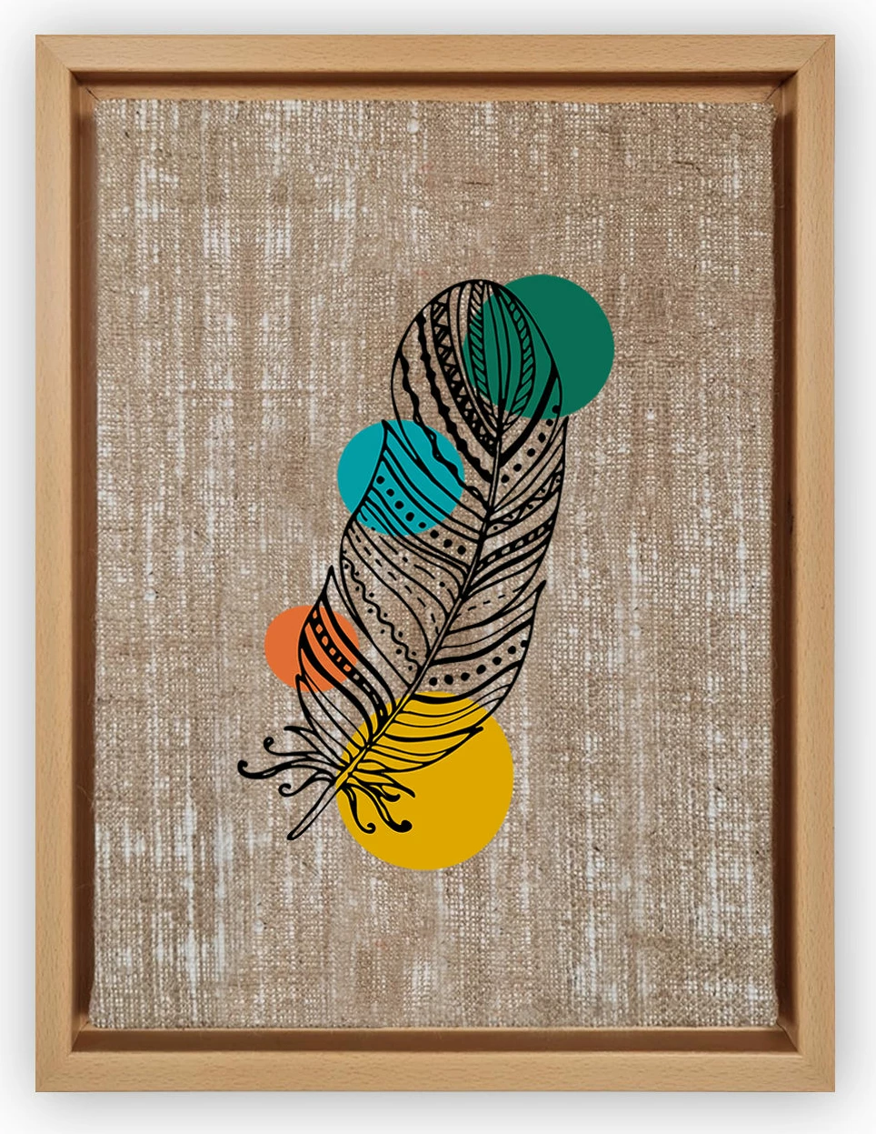 Pikturë dekorative në kanavacë, shumëngjyrëshe, Wallity, LNJ319568870864 - 96136, 96x136cm