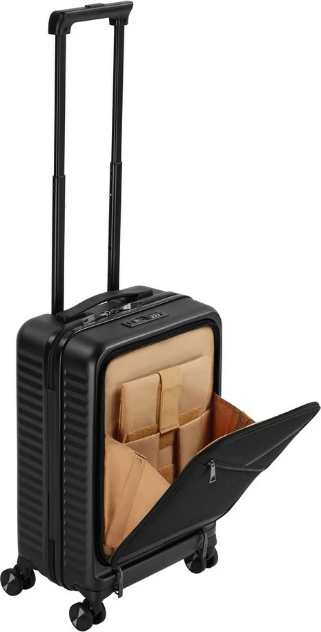 Valixhe kabine RIVACASE 8181 Clark ECO, e zezë