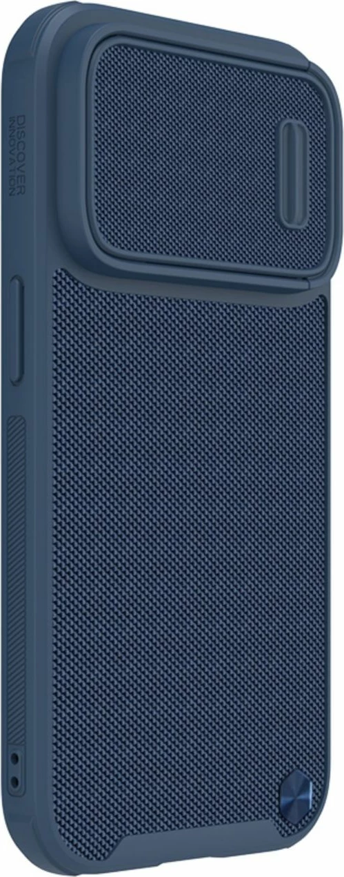 Mbështjellës Nillkin Textured S Case për iPhone 14 Pro Max me mbrojtje kamere, Blu