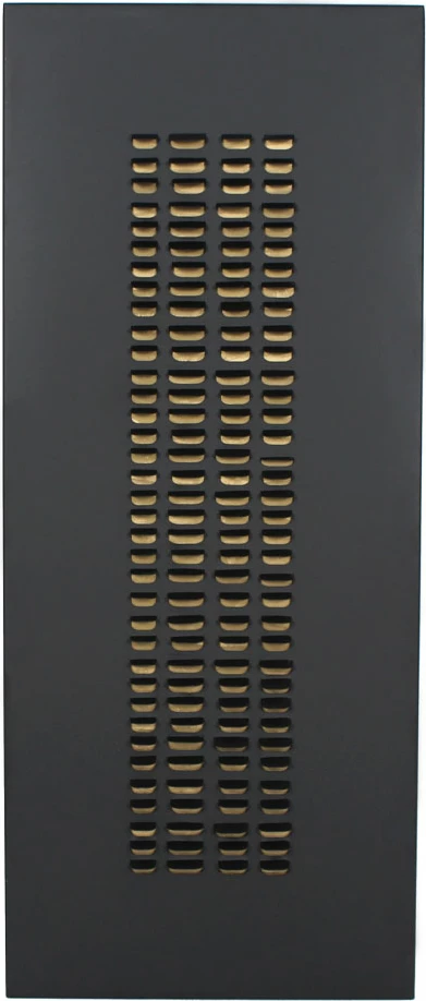 Pikturë dekorative Escape, metal i zi dhe ar, 50x120x4cm