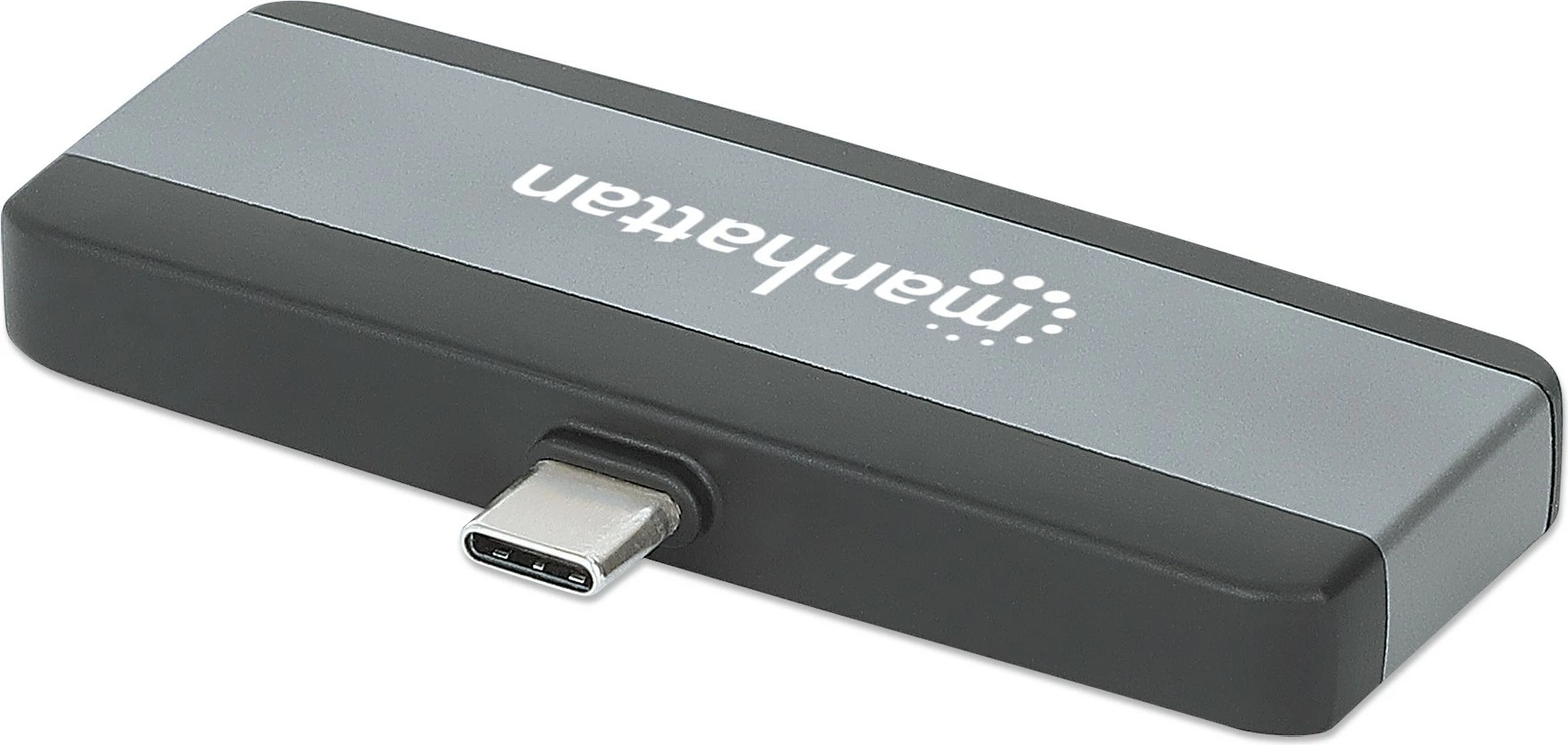 Docking station MANHATTAN USB-C PD 4-në-1, HDMI, gri