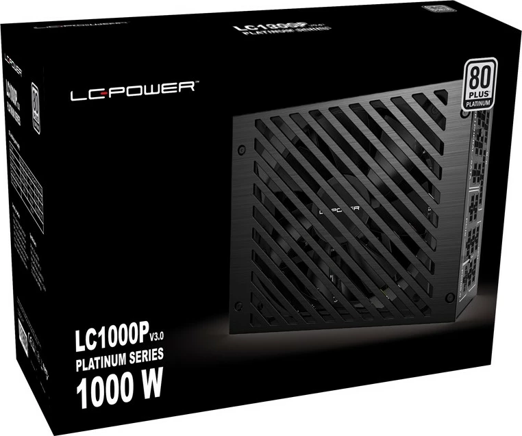Furnizues energjie LC-Power LC1000P V3.0, 1000W, 80 PLUS Platinum, Full Modular, i zi