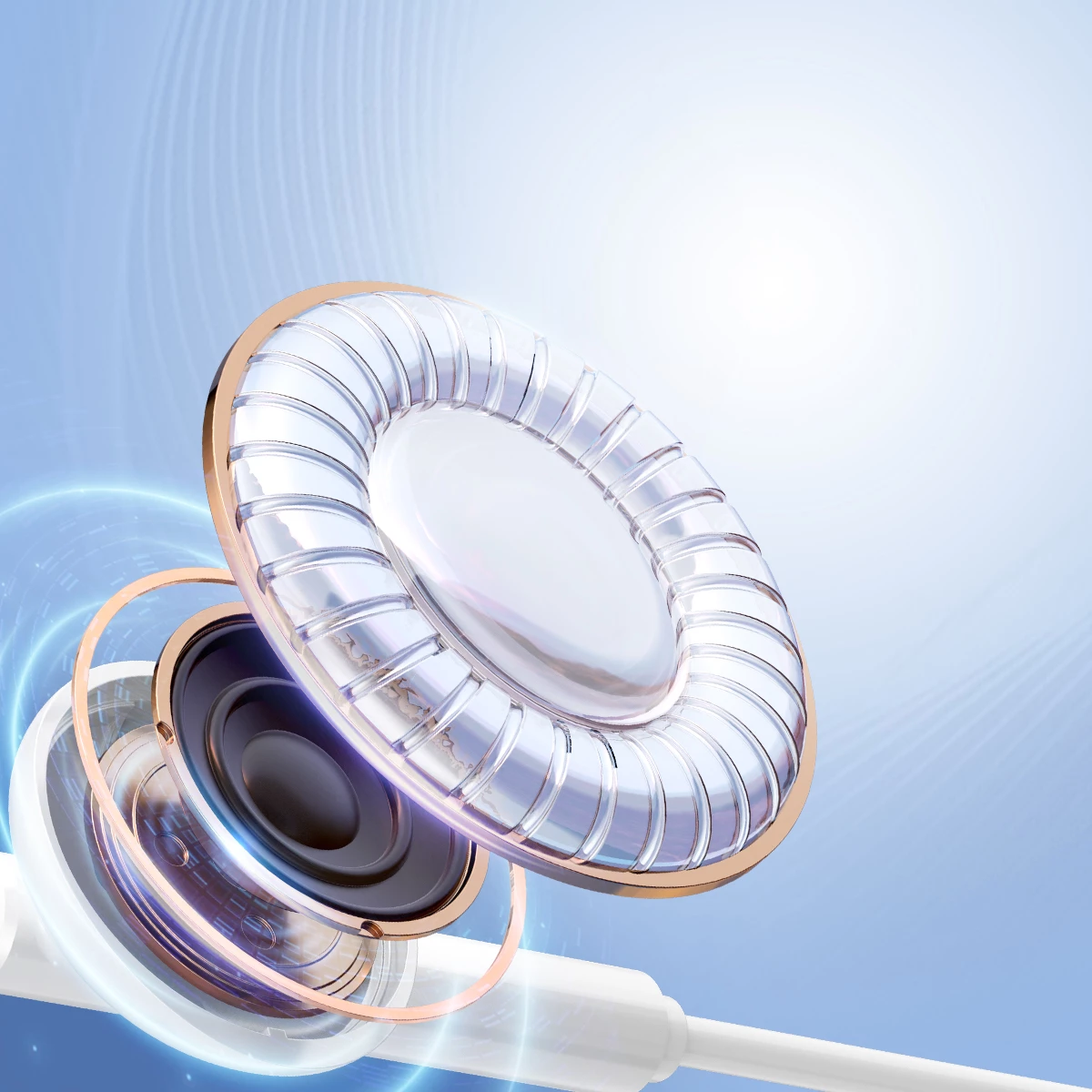 Kufje Joyroom JR-EC05 me USB-C, in-ear, të bardha