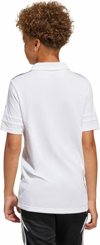 Maicë polo për fëmijë adidas, e bardhë