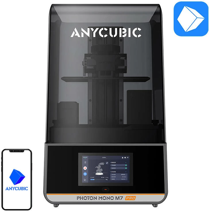 Printer 3D Anycubic Photon Mono M7 Pro, LCD, hapësirë pune 223x126x230 mm, i zi
