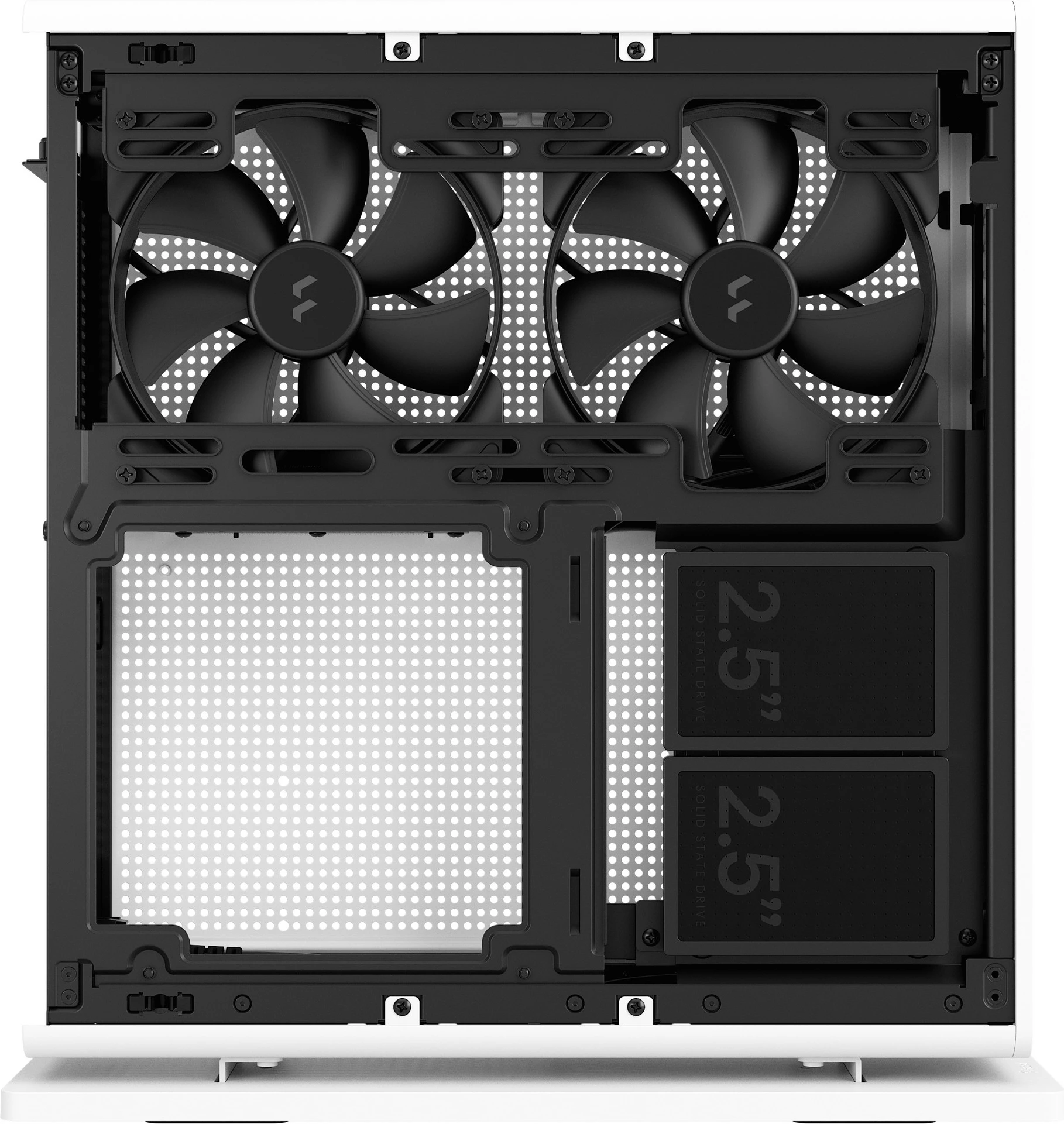 Kasë Fractal Design Ridge, Mini-ITX, SFF, e bardhë
