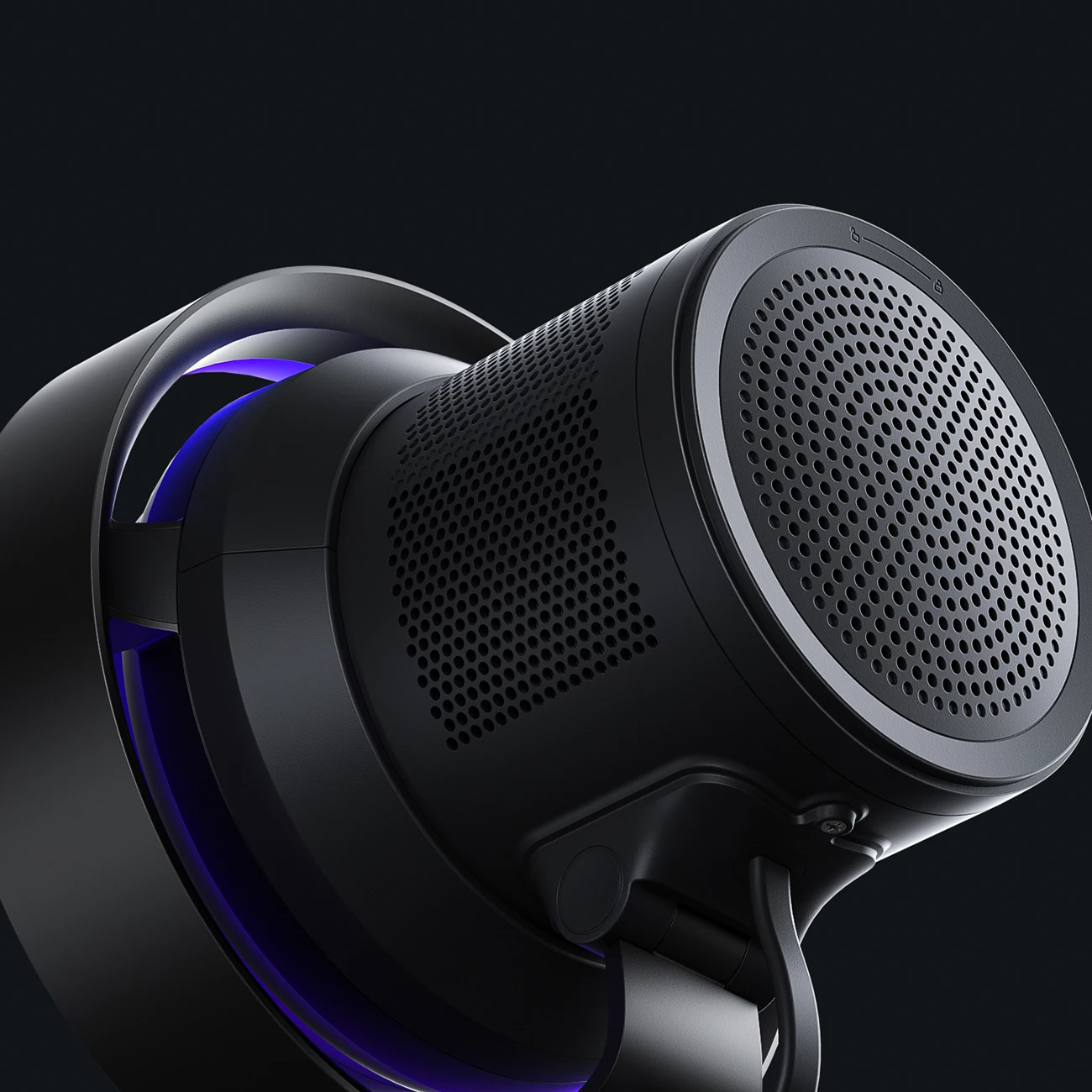 Ventilator tavoline Jisulife Table Fan Pro3, 10000mAh, me filtër ajri, USB-C, Gri e errët