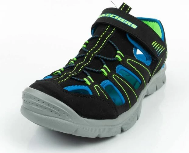 Sandale për fëmijë Skechers, të zeza