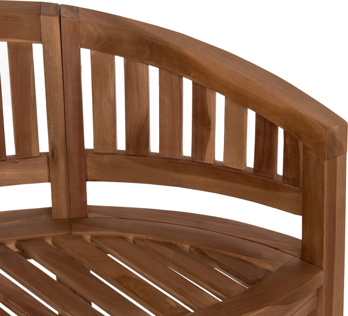 Stol dy vendesh CAPO FH9539 dru TEAK ngjyrë natyrale 149x59x86Hcm