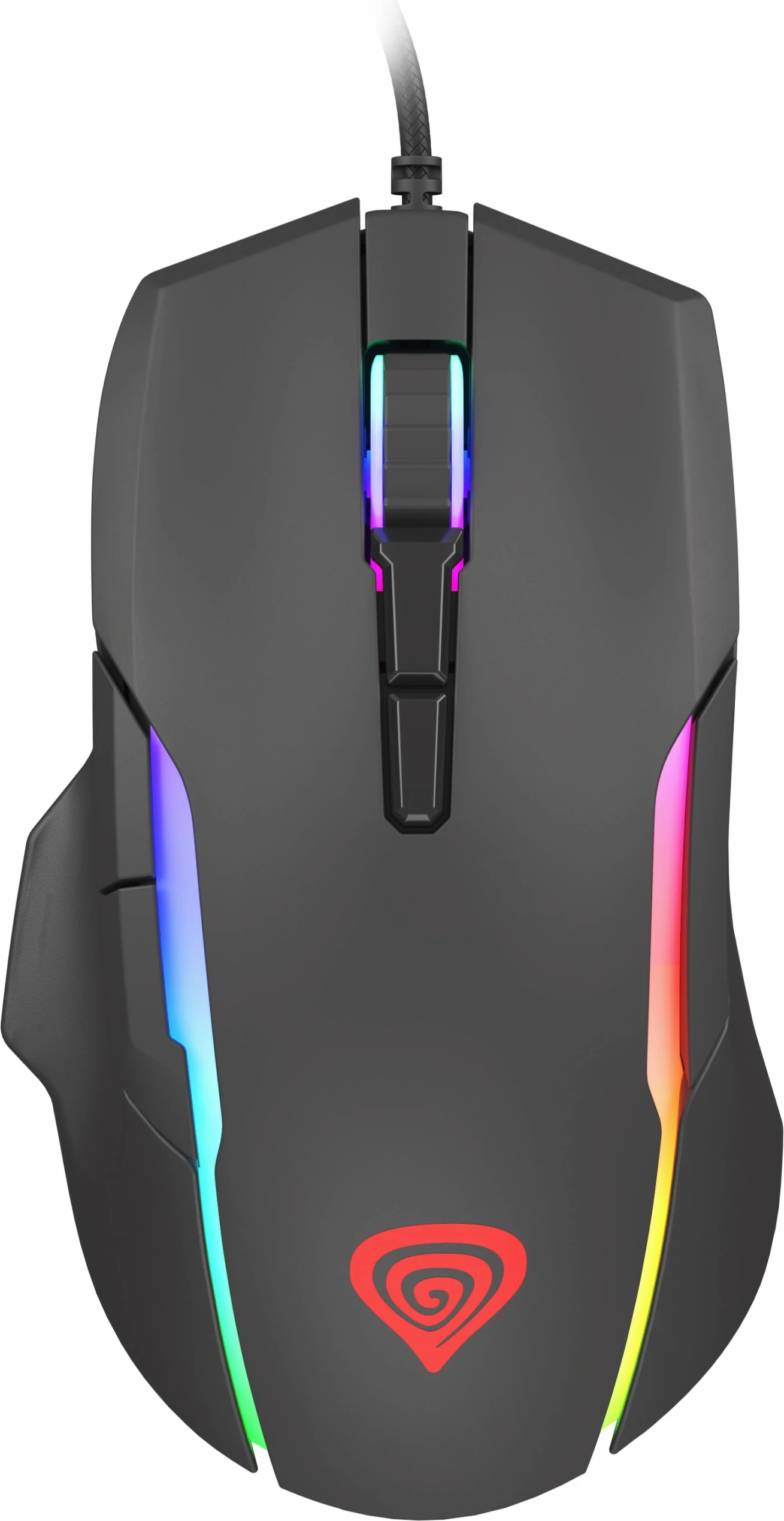 Maus gaming Genesis Xenon 220 G2, optik, 12800 DPI, 7 butona, RGB, i zi