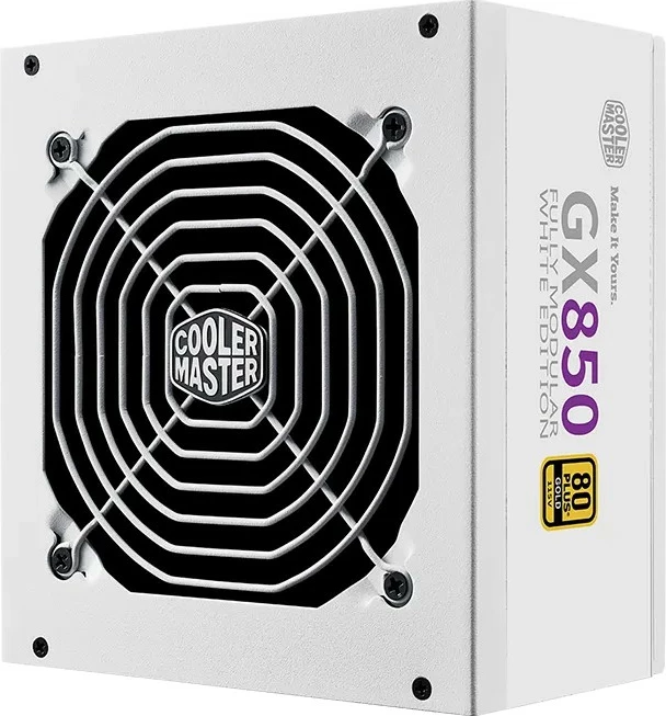 Furnizues energjie Cooler Master GX850 ATX 3.1, 850 W, 80 PLUS Gold, i bardhë