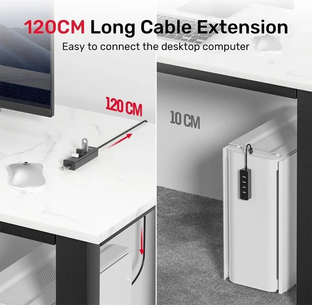 Hub USB UNITEK Y-3089V01, 4 porta, 5000 Mbit/s, Zi